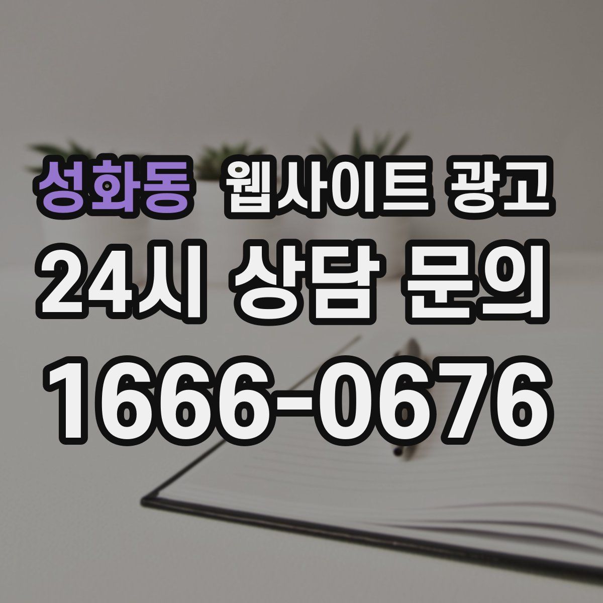 성화동 웹사이트 광고