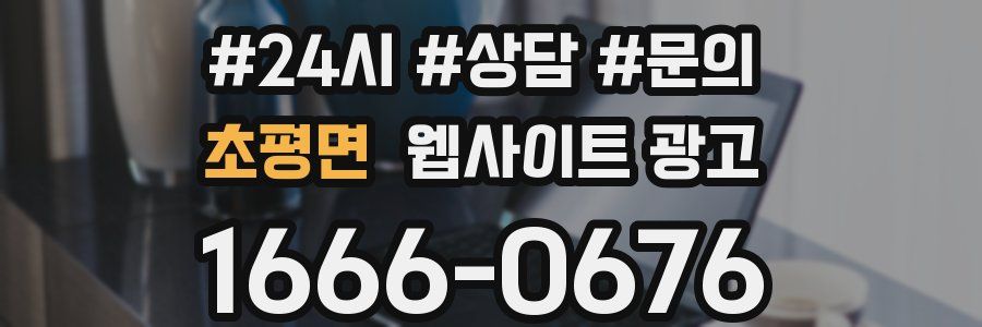 초평면 웹사이트 광고