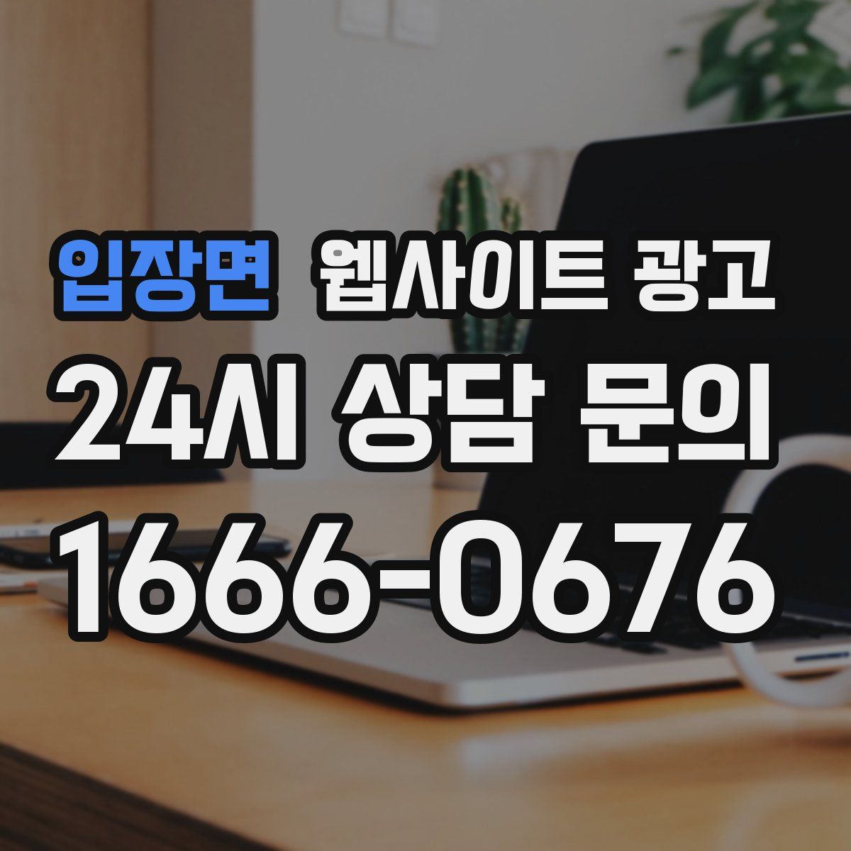 입장면 웹사이트 광고