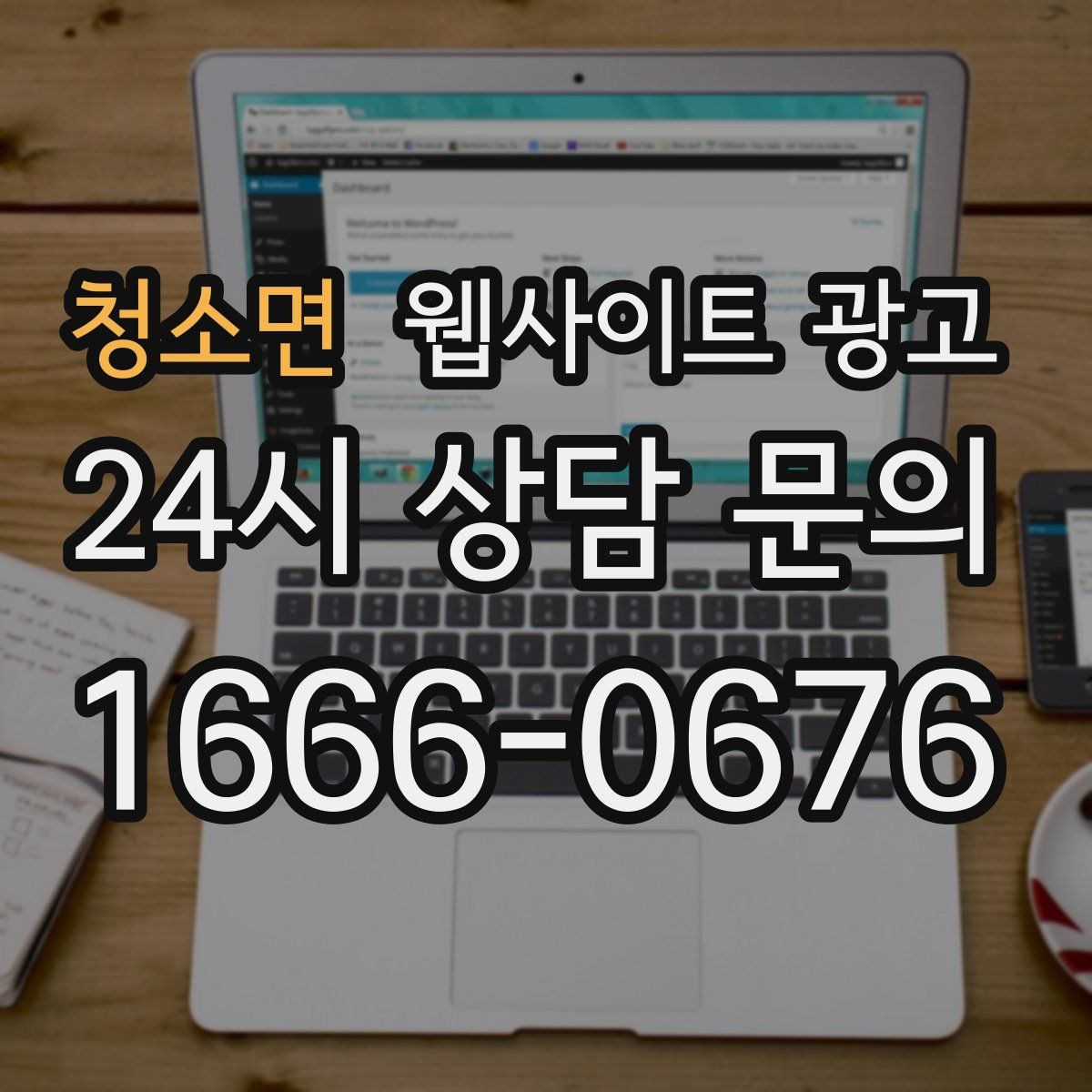 청소면 웹사이트 광고