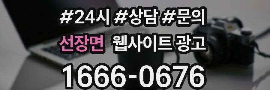선장면 웹사이트 광고