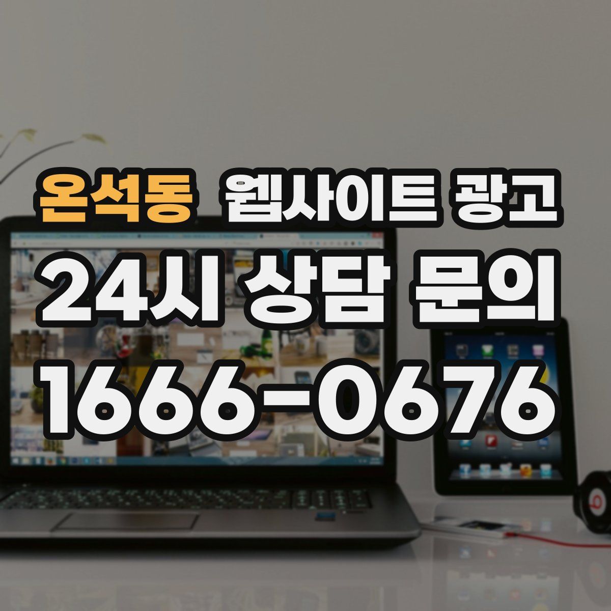 온석동 웹사이트 광고