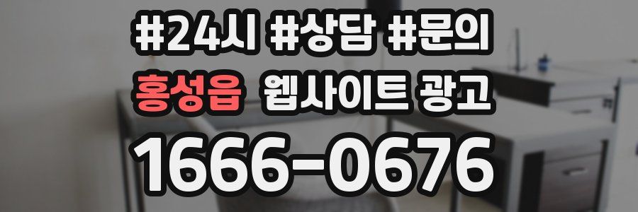 홍성읍 웹사이트 광고
