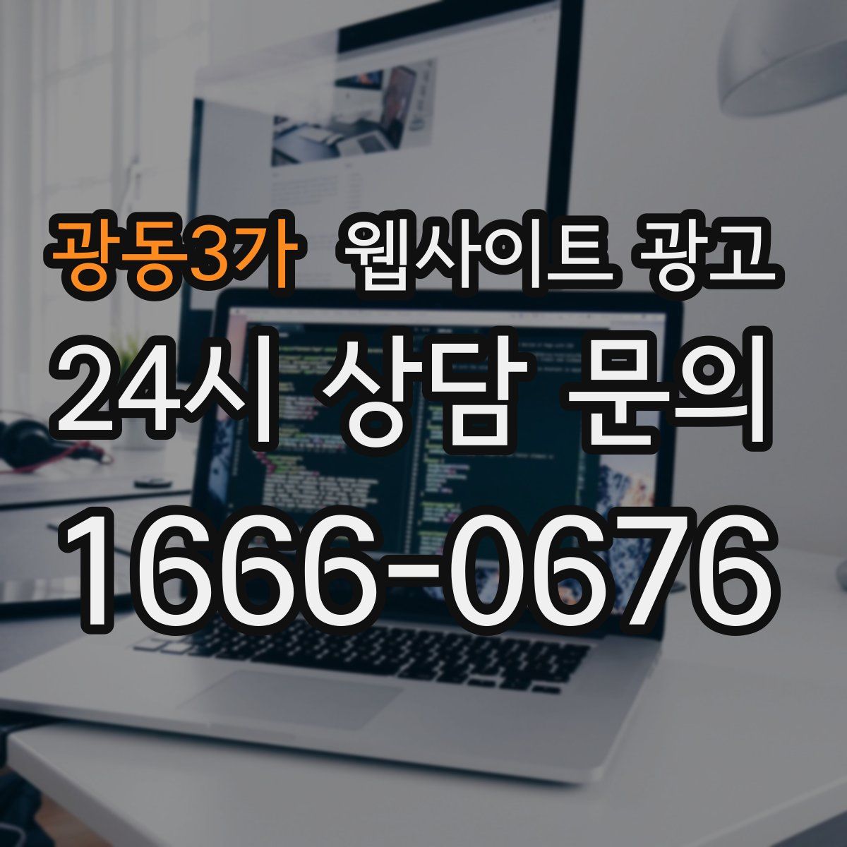 광동3가 웹사이트 광고