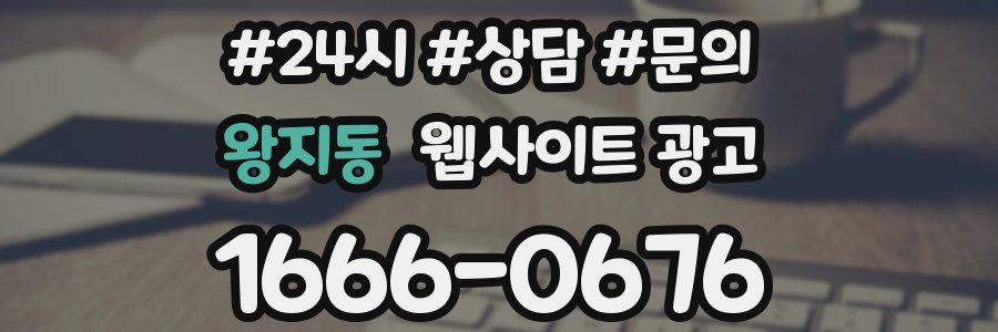 왕지동 웹사이트 광고