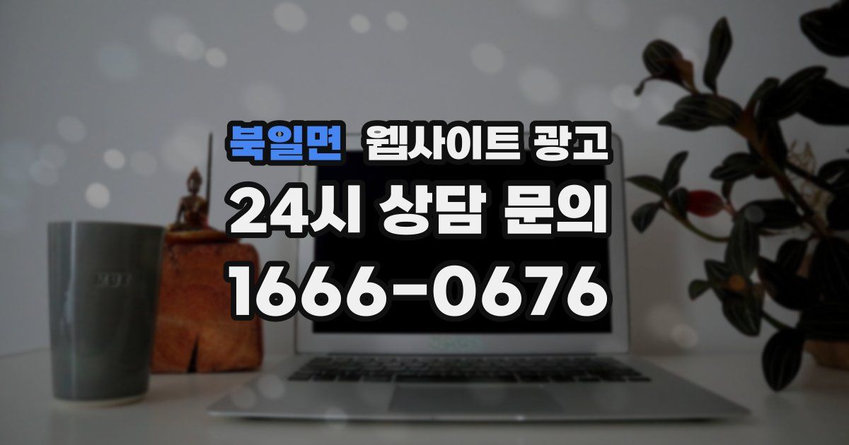 북일면 웹사이트 광고