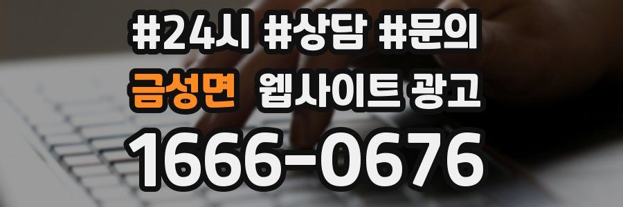 금성면 웹사이트 광고