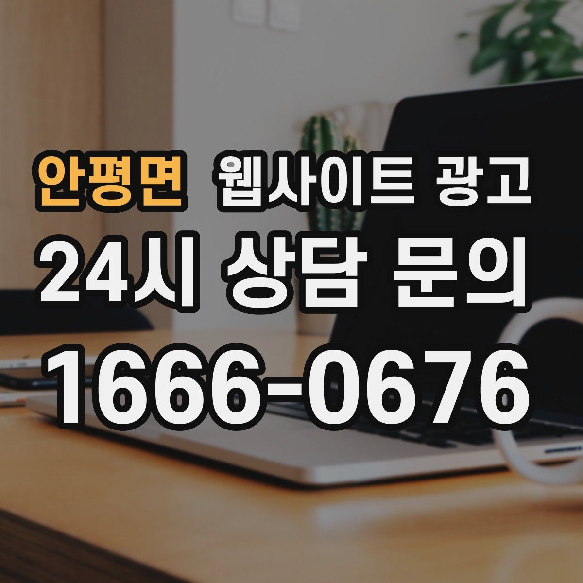 안평면 웹사이트 광고
