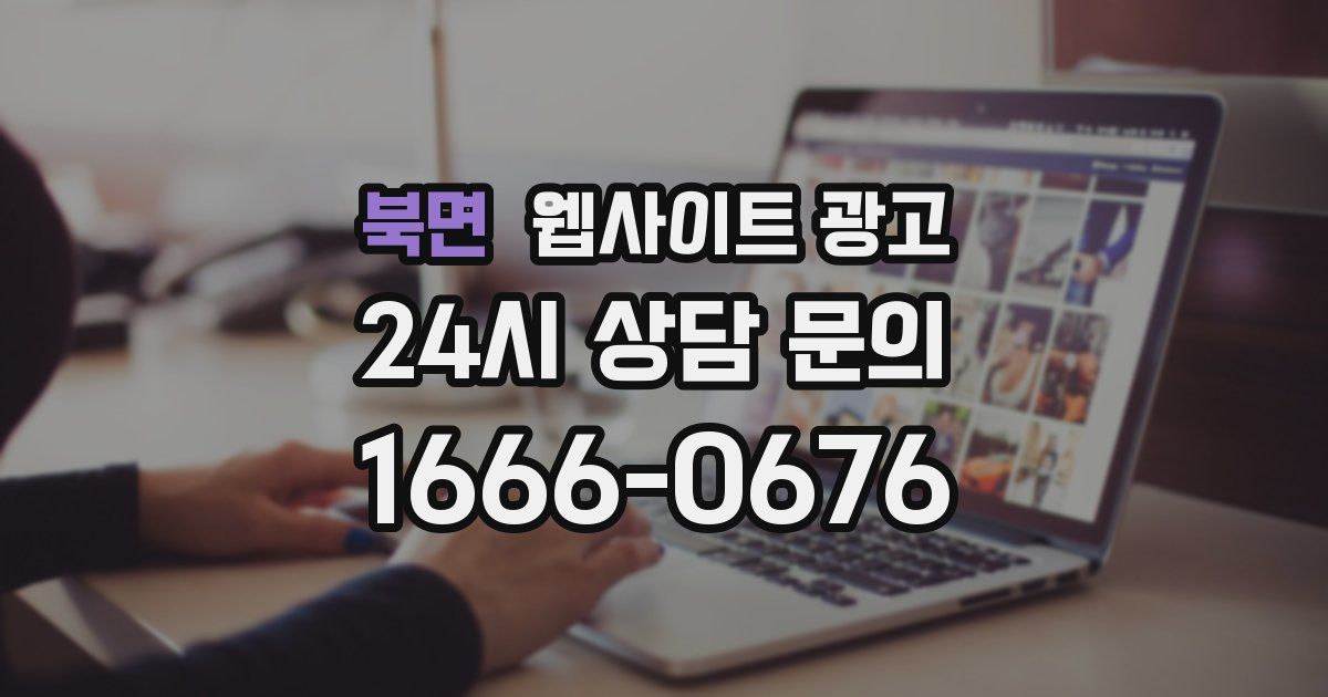 북면 웹사이트 광고