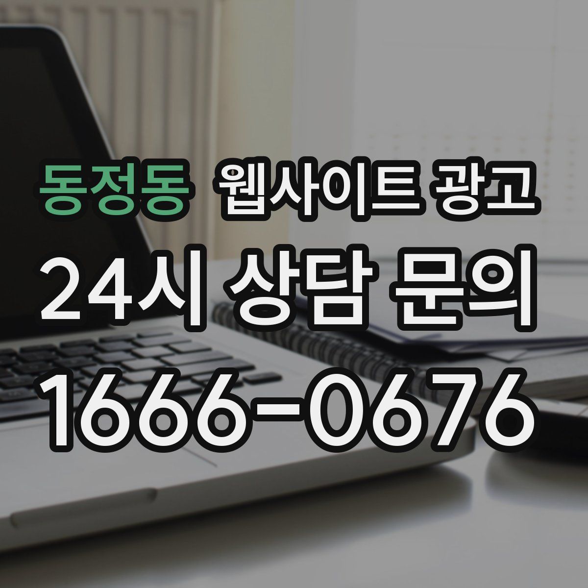 동정동 웹사이트 광고