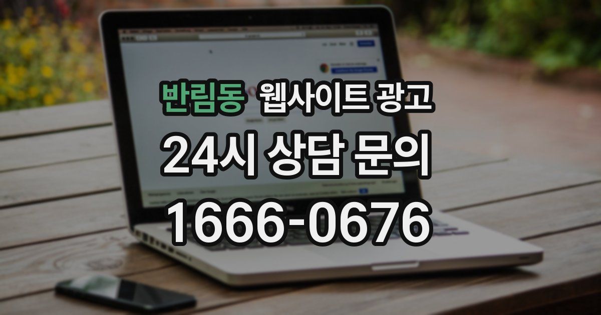 반림동 웹사이트 광고