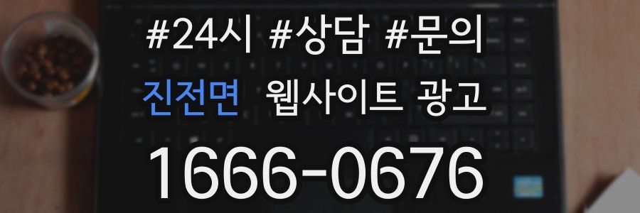 진전면 웹사이트 광고