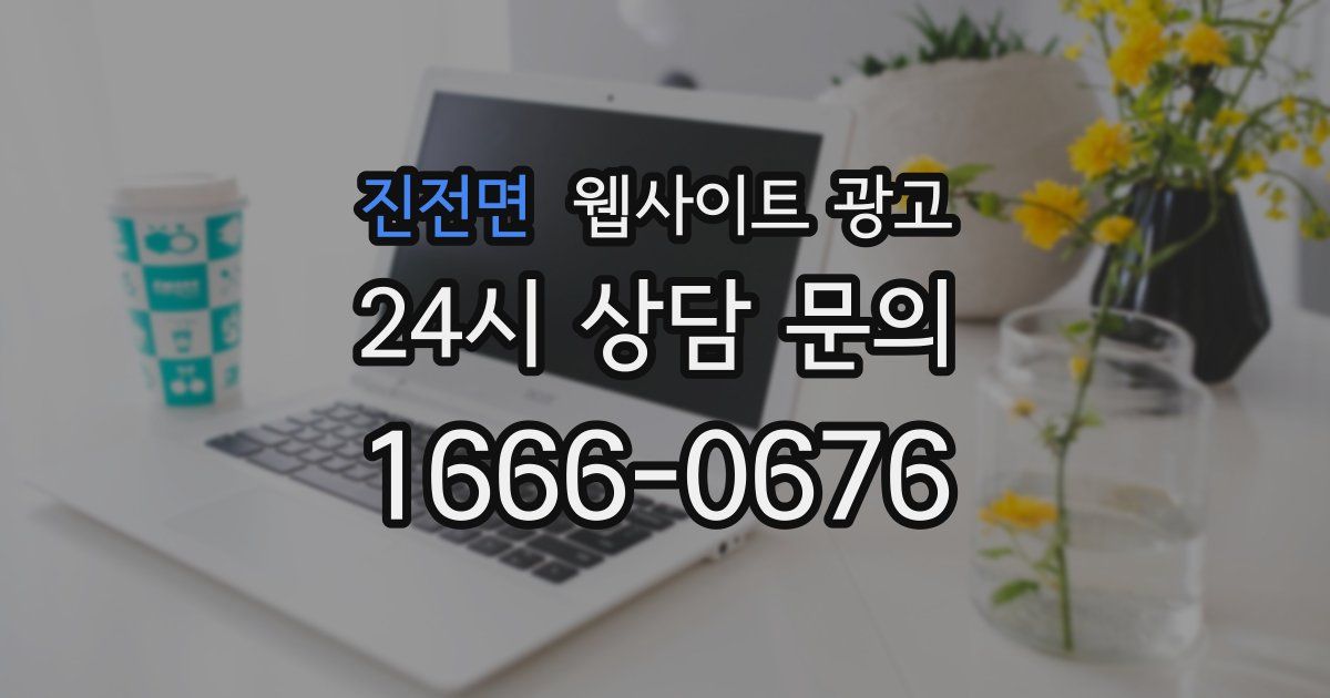 진전면 웹사이트 광고
