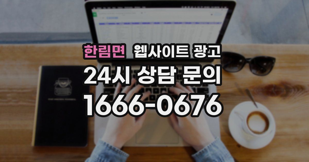 한림면 웹사이트 광고