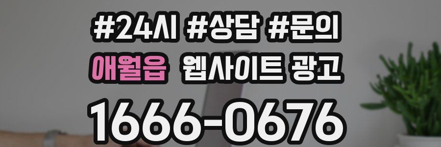 애월읍 웹사이트 광고