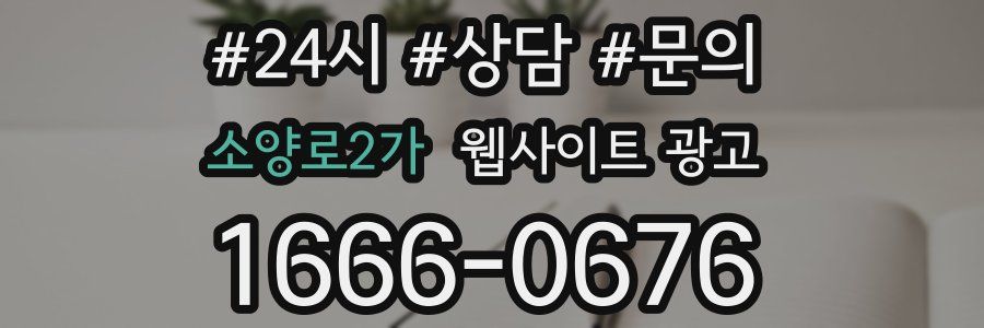 소양로2가 웹사이트 광고