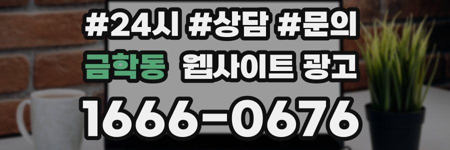 금학동 웹사이트 광고