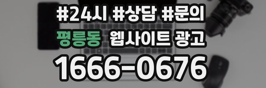 평릉동 웹사이트 광고