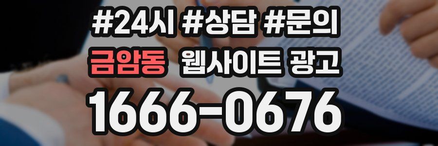 금암동 웹사이트 광고