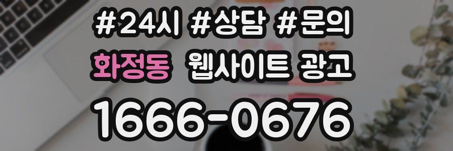화정동 웹사이트 광고