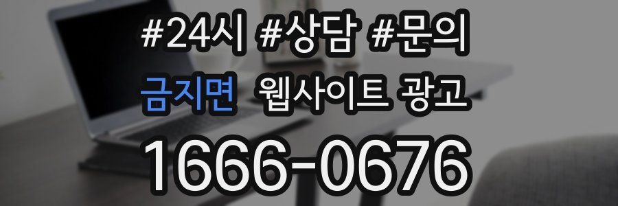 금지면 웹사이트 광고