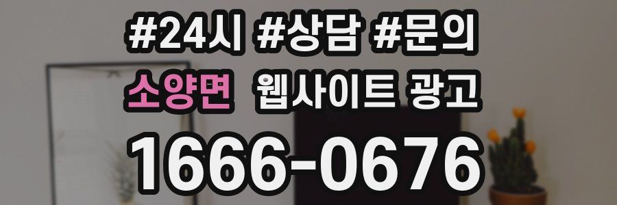 소양면 웹사이트 광고