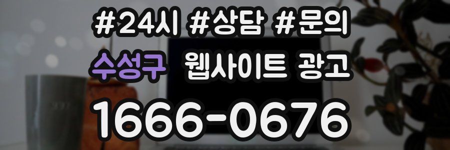 수성구 웹사이트 광고