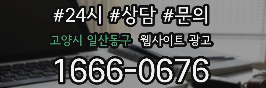고양시 일산동구 웹사이트 광고