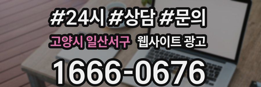 고양시 일산서구 웹사이트 광고