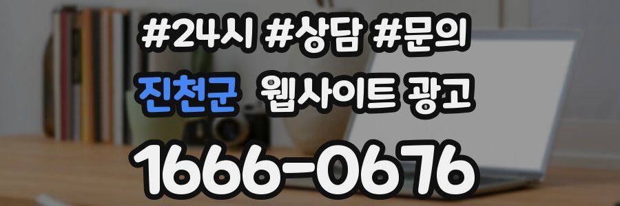 진천군 웹사이트 광고