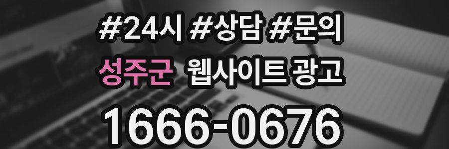 성주군 웹사이트 광고