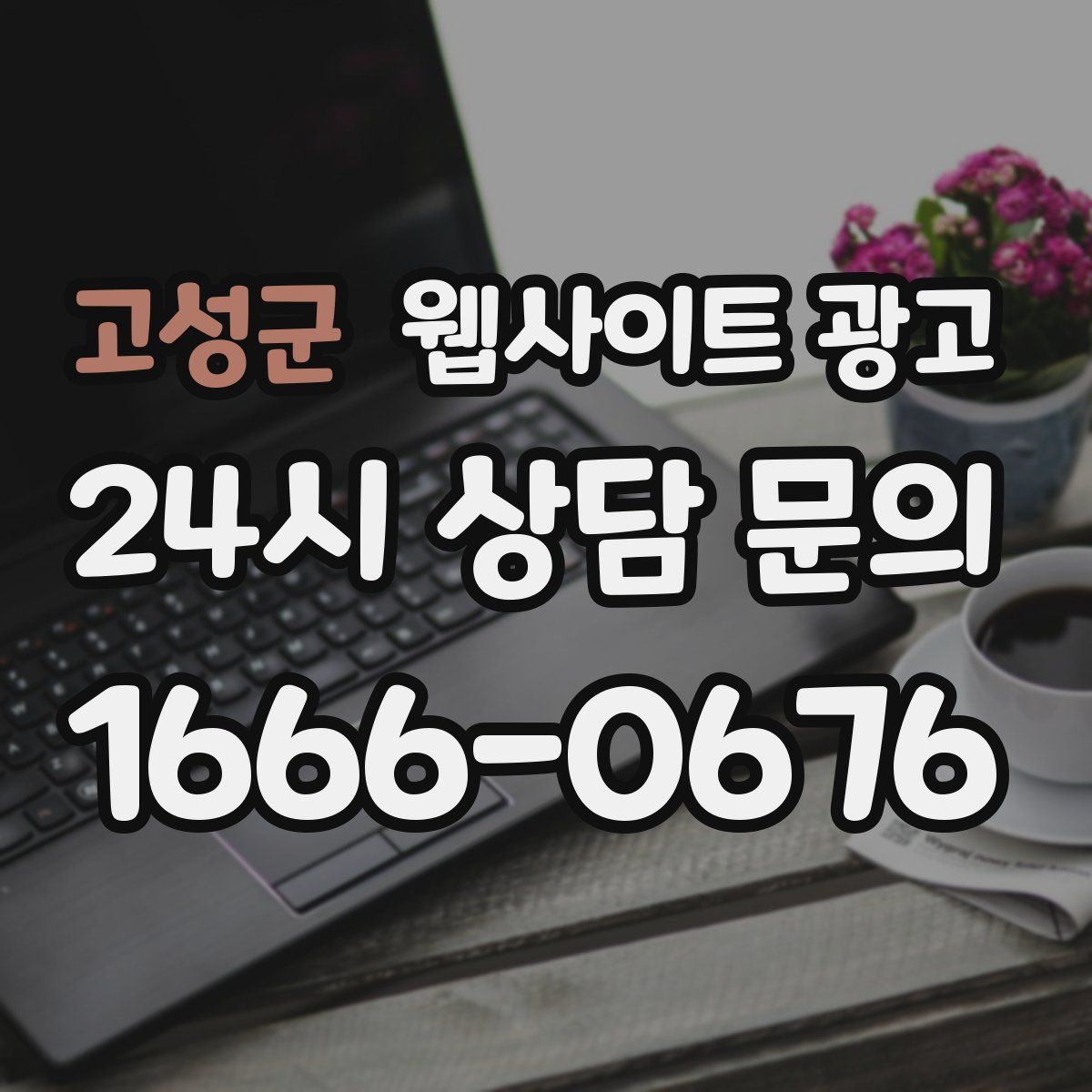 고성군 웹사이트 광고