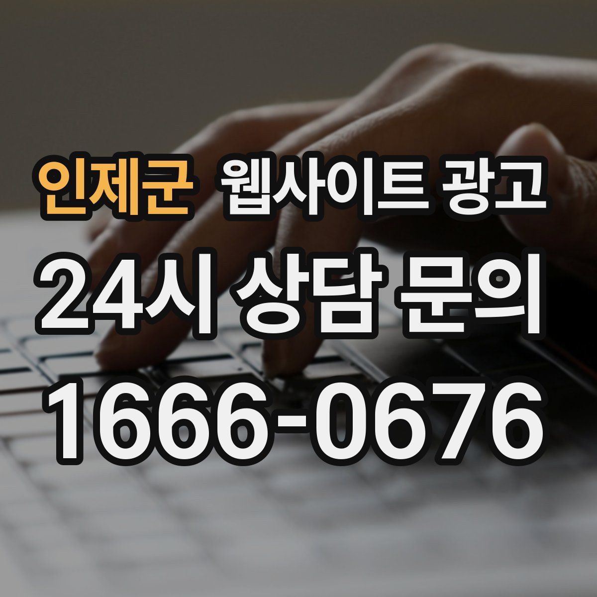 인제군 웹사이트 광고