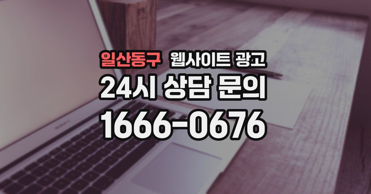 일산동구 웹사이트 광고