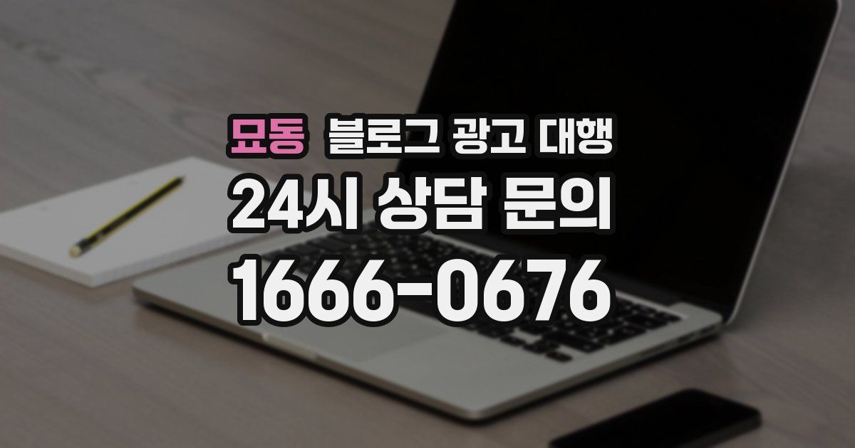 묘동 블로그 광고 대행