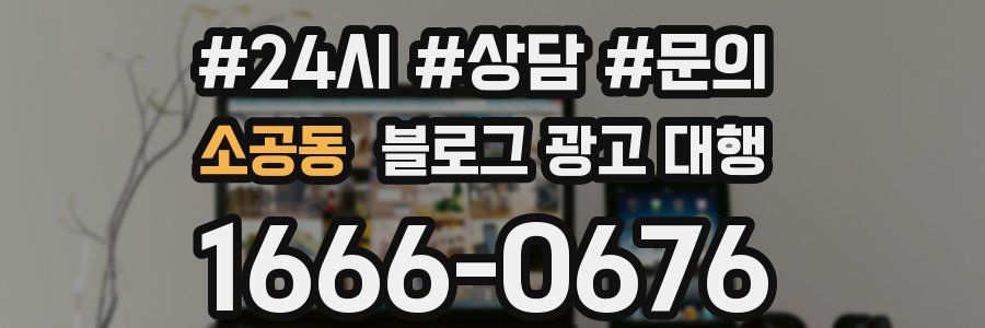 소공동 블로그 광고 대행