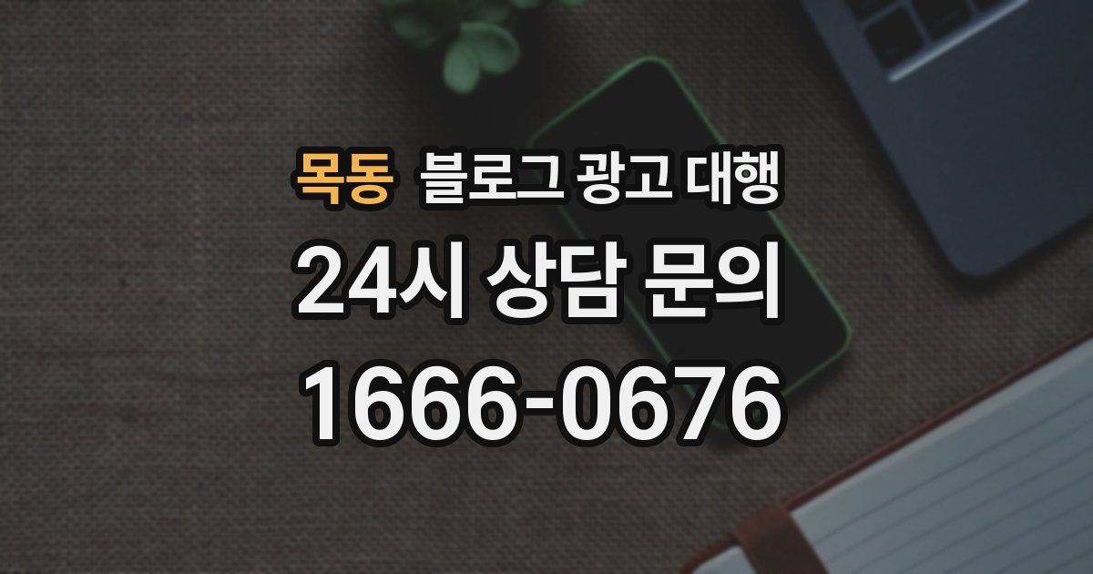 목동 블로그 광고 대행