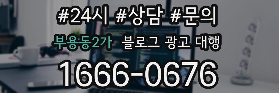 부용동2가 블로그 광고 대행