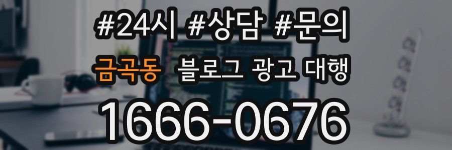 금곡동 블로그 광고 대행
