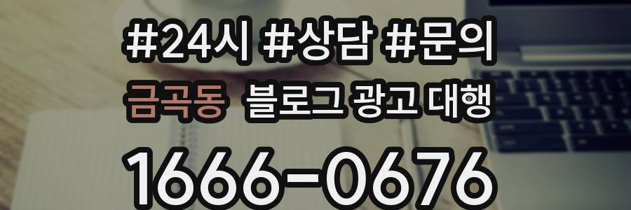 금곡동 블로그 광고 대행