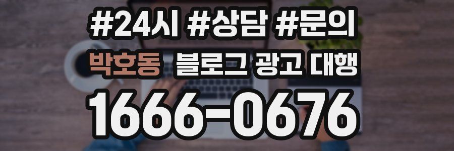 박호동 블로그 광고 대행