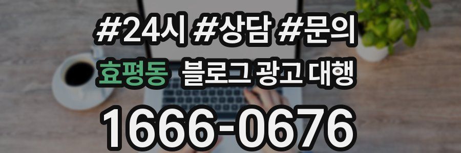 효평동 블로그 광고 대행