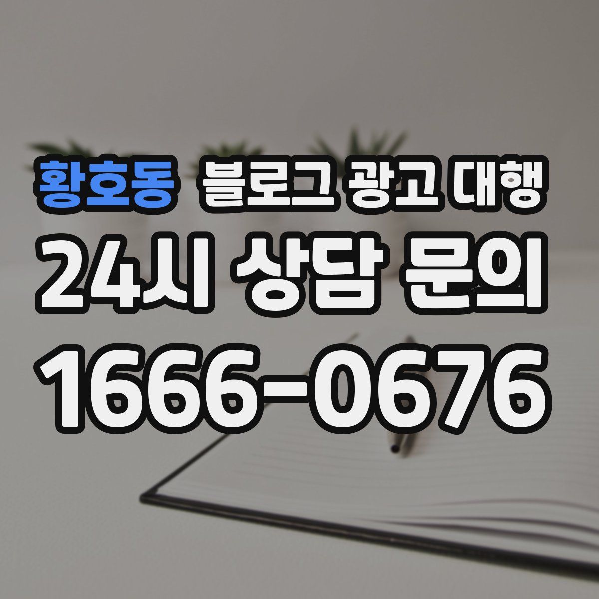 황호동 블로그 광고 대행