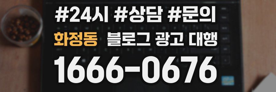 화정동 블로그 광고 대행