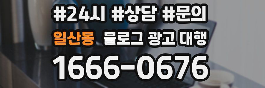 일산동 블로그 광고 대행