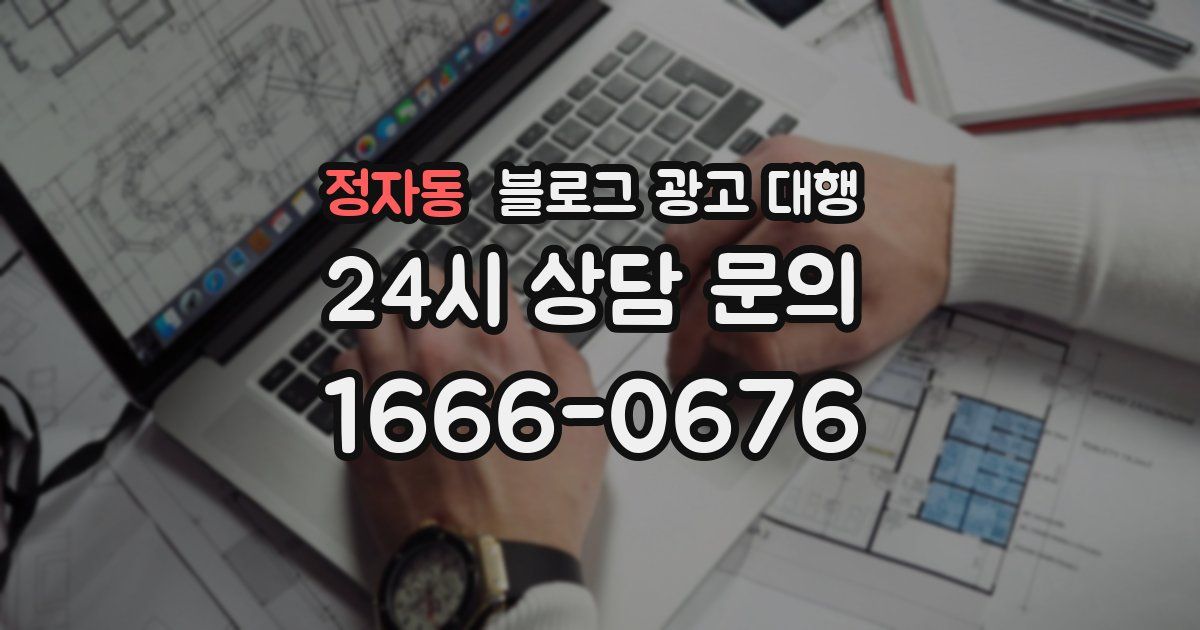 정자동 블로그 광고 대행
