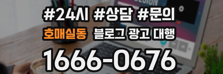 호매실동 블로그 광고 대행