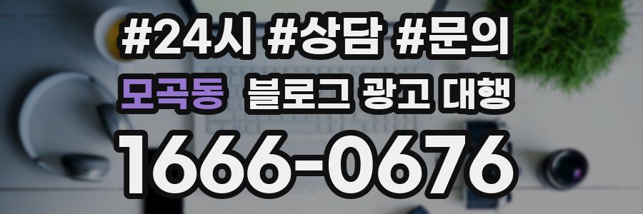 모곡동 블로그 광고 대행