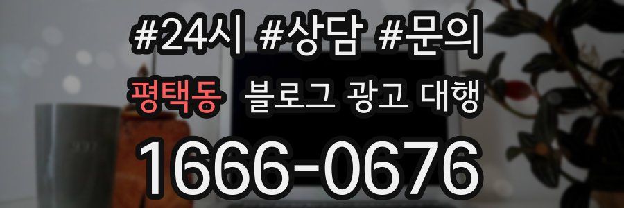 평택동 블로그 광고 대행