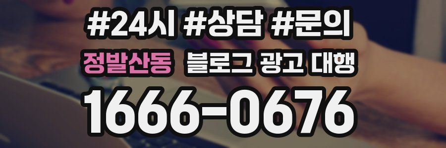 정발산동 블로그 광고 대행